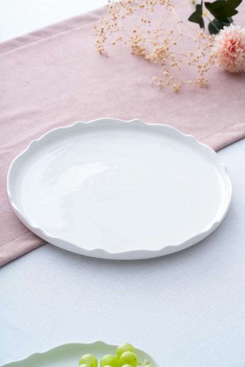 Acar Nirvana Yuvarlak Servis Tabağı - 27 cm POR-06306