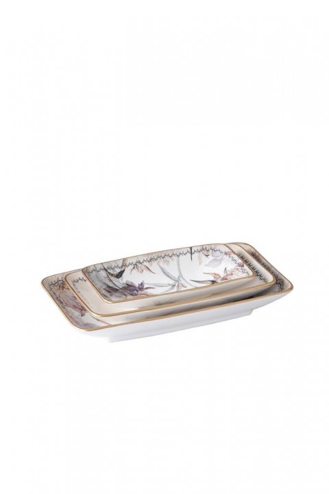 Acar Nova 3 Parça Kayık Tabak Seti HCA-06413