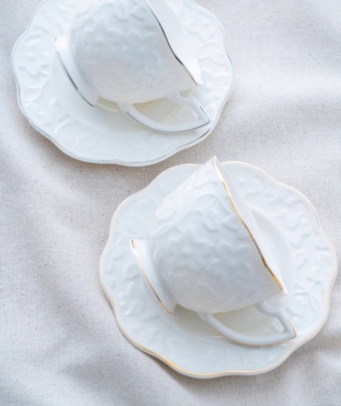 Acar Octavia 6 Kişilik Çay Fincan Takımı - Gold SYT-06061