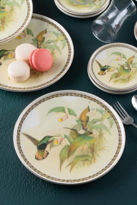 Acar Orina 18 Parça Porselen Pasta Seti XTL-05581