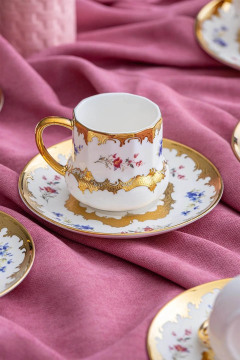 Acar Pandora 6 lı Kahve Fincan Takımı  HXF-05910