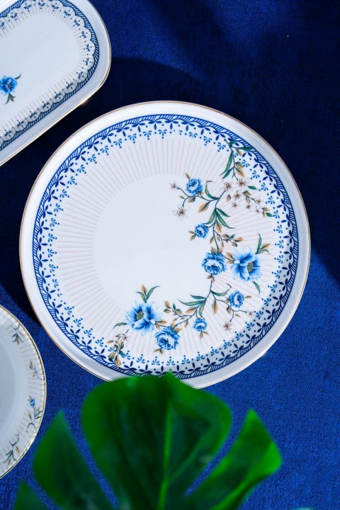 Acar Persea 6 Kişilik 27 Parça Yemek Takımı - Mavi