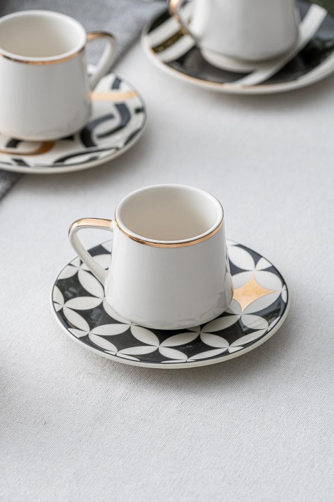 Acar Petra 6 Kişilik Kahve Fincanı Takımı - 90 ml PORJ-05213