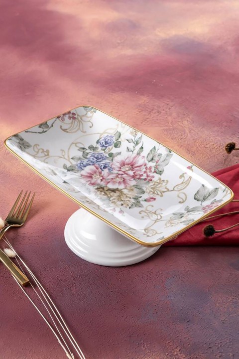 Acar Rosa Ayaklı Sunum Tabağı - 28 cm HCA-06415