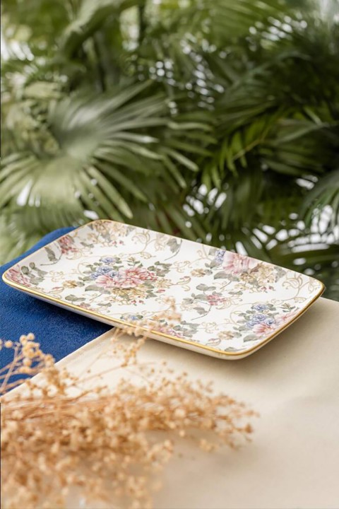 Acar Rosa Kayık Tabak - 32 cm HCA-06722