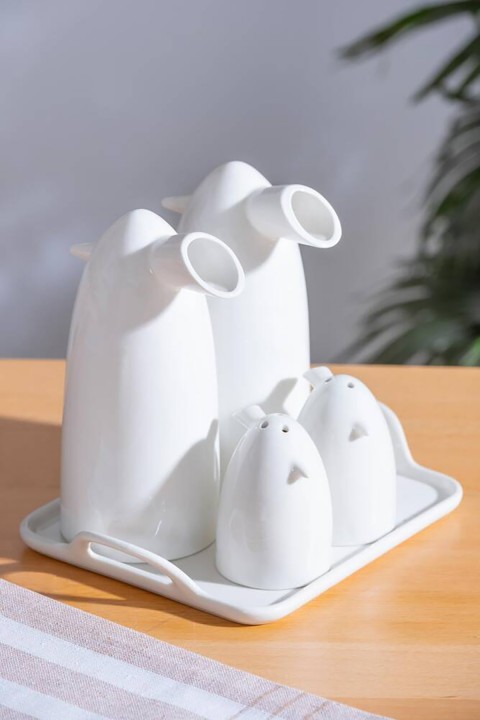 Acar Safira Porselen Baharatlık & Yağlık Takımı PORJ-05204