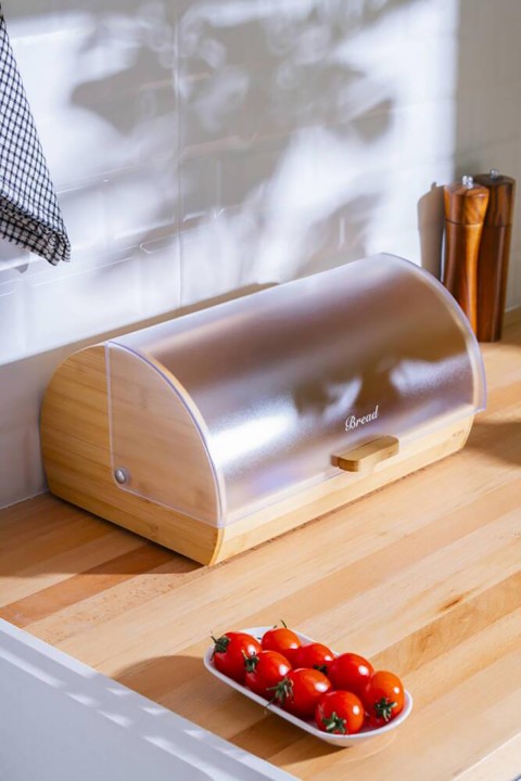 Acar Sirius Bambu Ekmek Saklama Kutusu - 39 cm WEL-07470