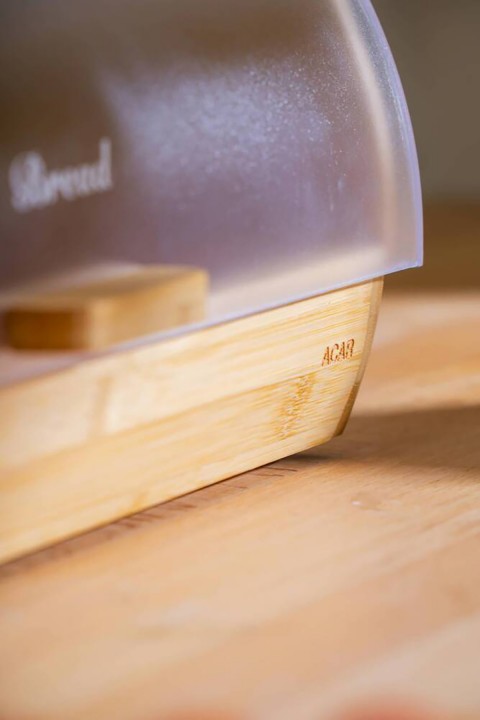 Acar Sirius Bambu Ekmek Saklama Kutusu - 39 cm WEL-07470