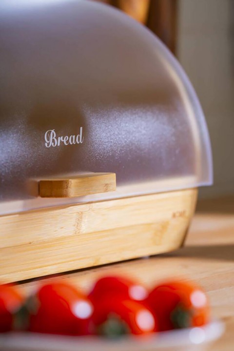 Acar Sirius Bambu Ekmek Saklama Kutusu - 39 cm WEL-07470