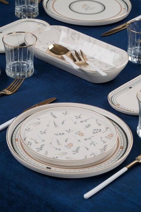 Acar Sofia 6 Kişilik 27 Parça Yemek Takımı XSH-21-0060