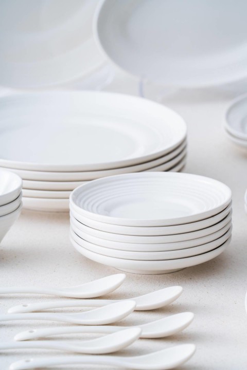 Acar Tıtanıa 31 Parça Kahvaltı Takımı - Beyaz