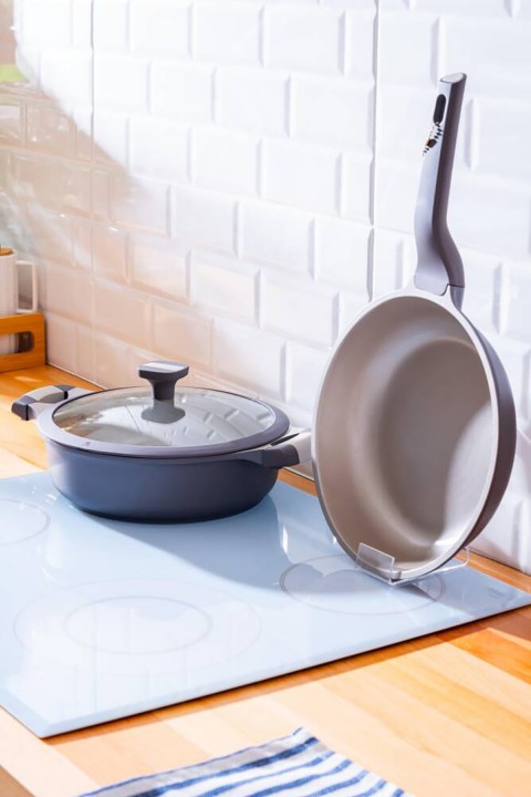 Acar Ultimate Pro 3 Parça Tencere Seti - Gri BSC-06782