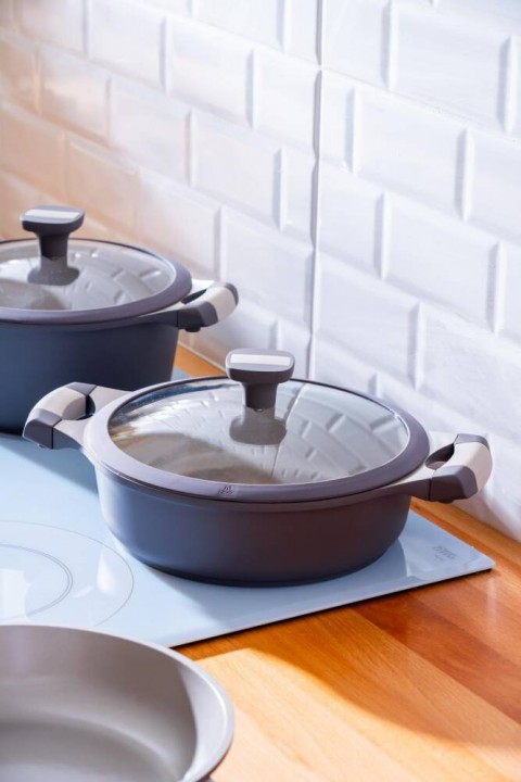 Acar Ultimate Pro 5 Parça Tencere Seti - Antrasit BSC-06785