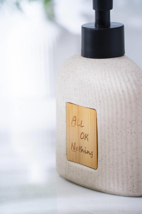 Acar Vega Nothing Sıvı Sabunluk 17 cm - Krem SABJ-06984