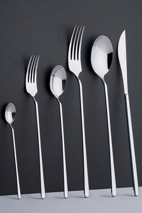 Acar Verona 72 Parça Çatal Kaşık Bıçak Takımı - Silver YT-06381