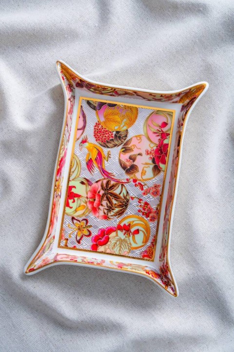 Acar Whisper Dikdörtgen Sunum Tabağı - 22 cm - Mor RYL-07032