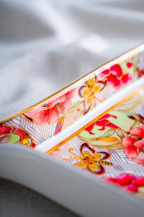 Acar Whisper Dikdörtgen Sunum Tabağı - 22 cm - Mor RYL-07032