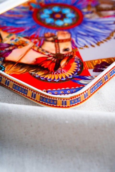 Acar Whisper Dikdörtgen Sunum Tabağı - 31 cm- Kırmızı RYL-07029