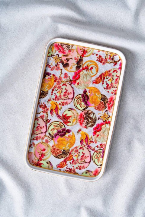 Acar Whisper Dikdörtgen Sunum Tabağı - 31 cm - Mor RYL-07029