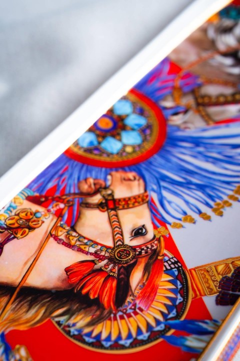 Acar Whisper Dikdörtgen Sunum Tabağı - 35.5 cm - Kırmızı RYL-07030