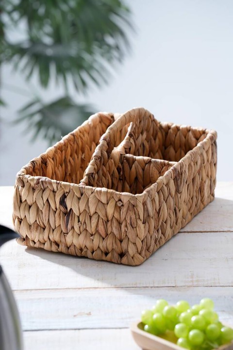 Acar Wicker Hasır Kaşıklık Düzenleyici - 30 cm ACR-302