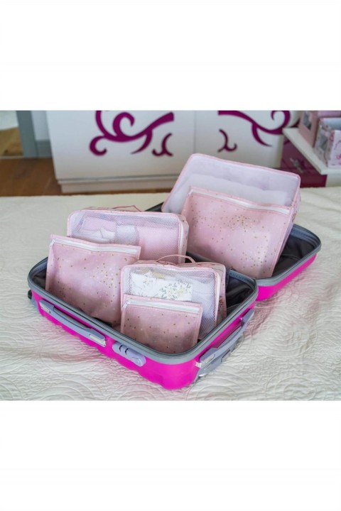 Baby 6lı Seyahat Organizer Çantası - Pembe