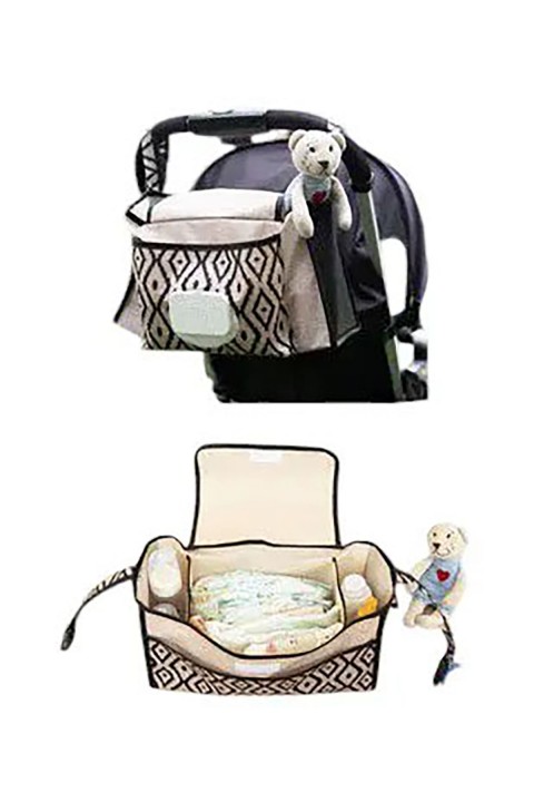 Alas Bohe Bebek Arabası Çantası