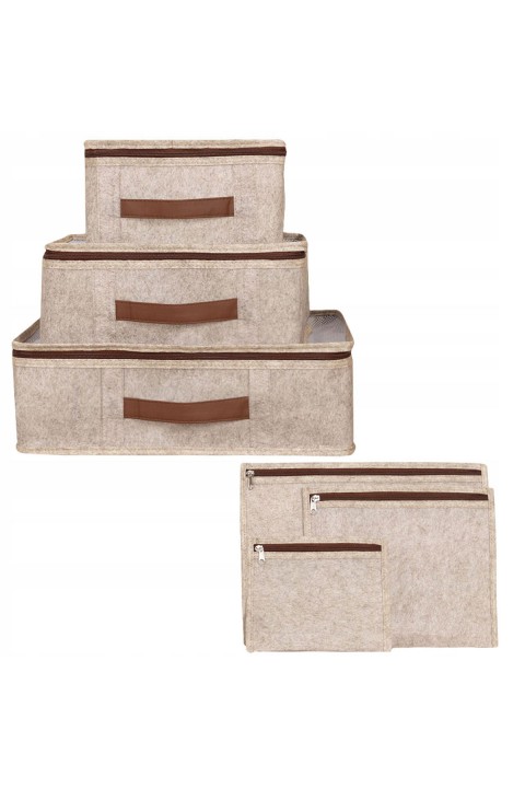 Alas Derili 6 Lı Bavul İçi Bavul İçi Seyehat Çantası