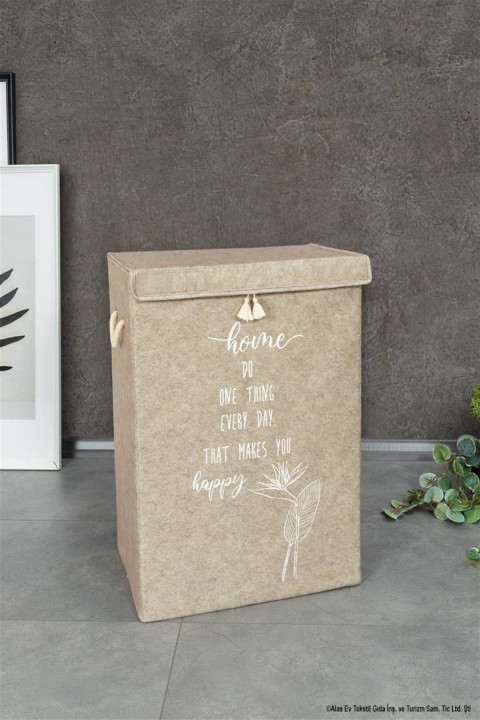Alas Keçe Kapaklı Kutu Mega - Gri