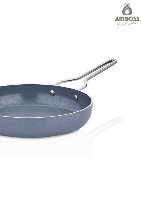 Amboss Sera Nova Yanmaz Yapışmaz Seramik Tava 28 cm - Gri