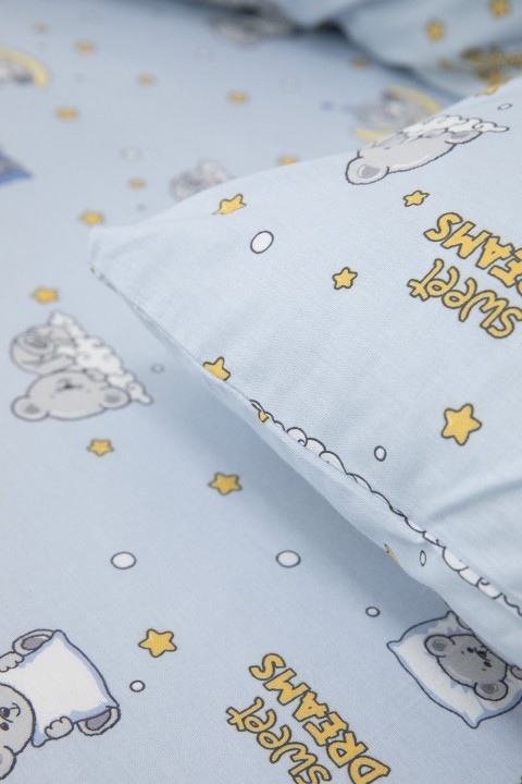 Baby %100 Pamuk Dream Sweet Bebek Nevresim Takımı - Mavi