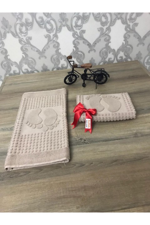 Özdilek Banyo Ayak Havlusu 2li - Bej