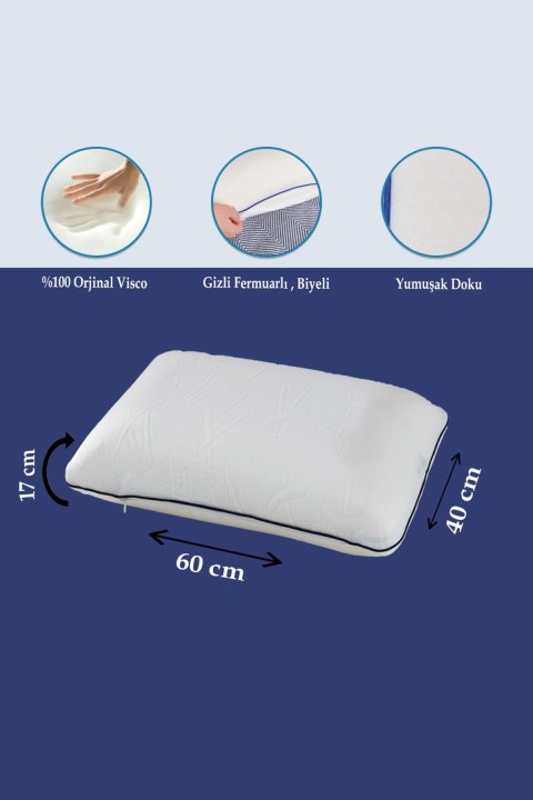 Biocotton Ortopedik Visco Yastık 60x40 cm