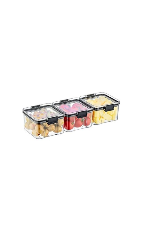 Boxup FT-104 Kilitli Saklama Kabı 3Lü Set ( 500 Mlx3)