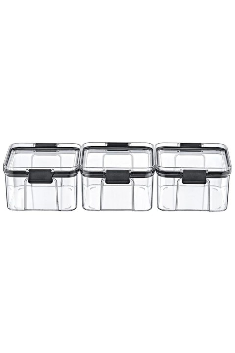 Boxup FT-104 Kilitli Saklama Kabı 3Lü Set ( 500 Mlx3)