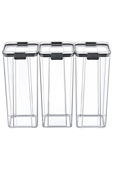 Boxup FT-107 Kilitli Saklama Kabı 3Lü Set (1800 Ml.X3)