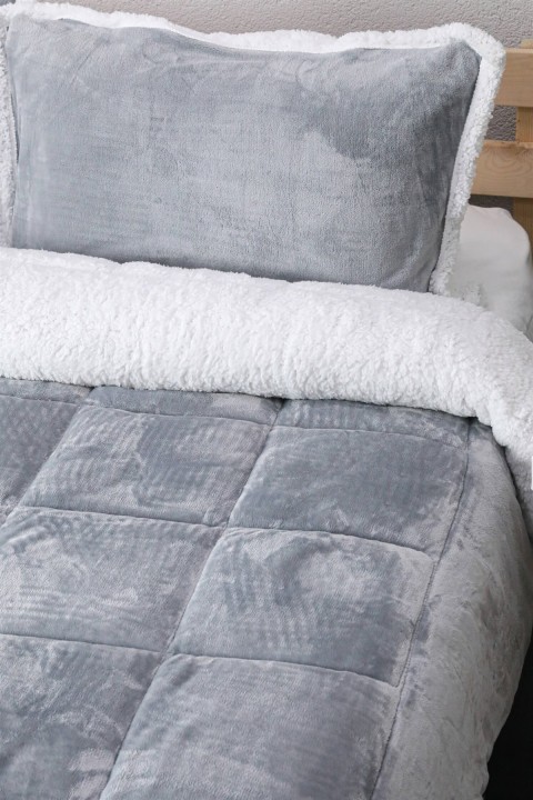 Comforter Tek Kişilik Battaniye Seti - Gri