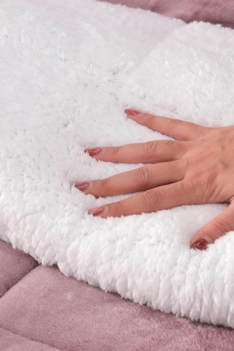 Comforter Tek Kişilik Battaniye Seti - Gül Kurusu