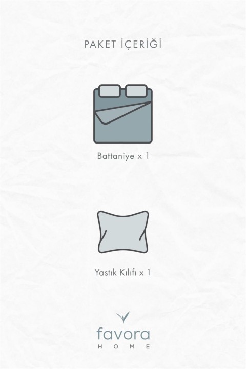 Comforter Tek Kişilik Battaniye Seti - Haki