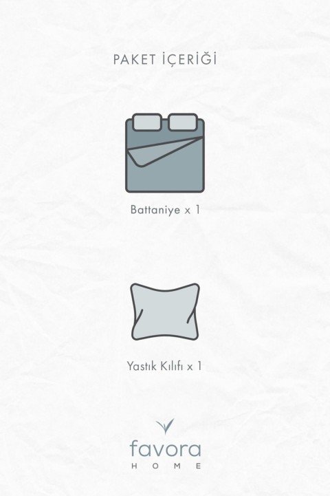 Comforter Tek Kişilik Battaniye Seti - Kahverengi