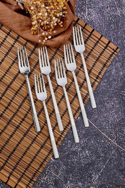 Cooker CKR-HYBTC Heybeli 6 Lı Tatlı Çatalı