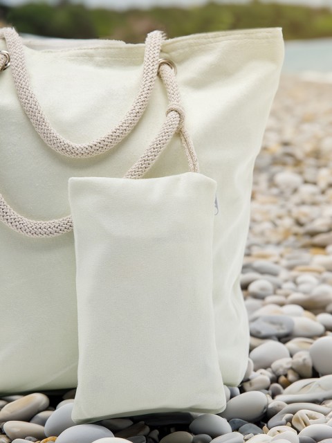 Cüzdan Hediyeli Kadın Plaj Çantası - Krem Cüzdan Hediyeli Kadın Plaj Çantası - Krem