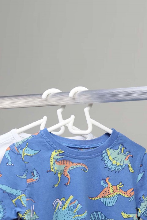 DecoBella 6'lı Plastik Çocuk Elbise Askısı 50612 - Gri