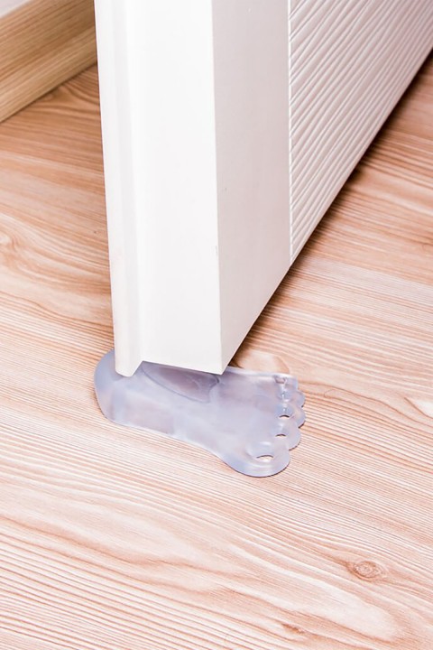 DecoBella Ayak Şekilli Kapı Stoperi 94160 - Şeffaf