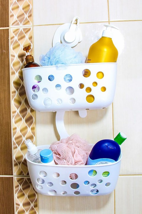 DecoBella Banyo Sepeti 70240 - Beyaz