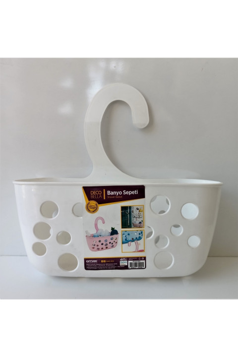 DecoBella Banyo Sepeti 70240 - Beyaz