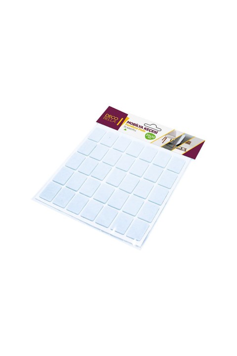 DecoBella Dikdörtgen Keçe 20x30 mm 90275 - Beyaz