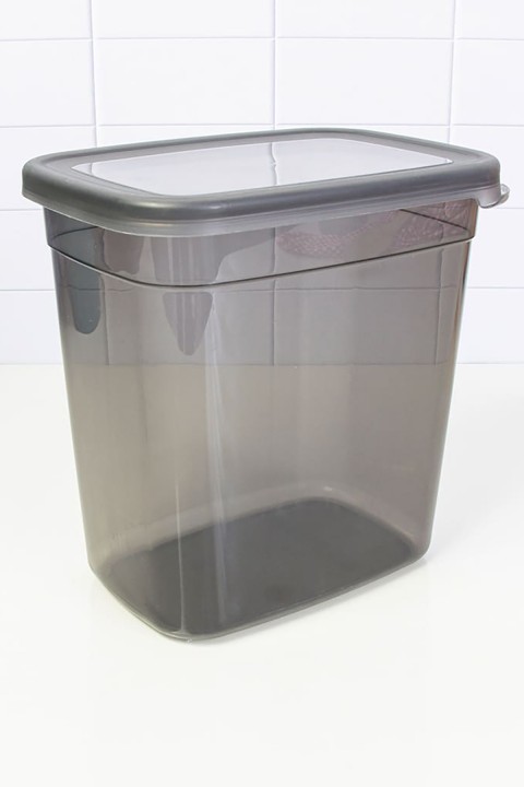 DecoBella Dikdörtgen Saklama Kabı 1.85 L 50882 - Gri