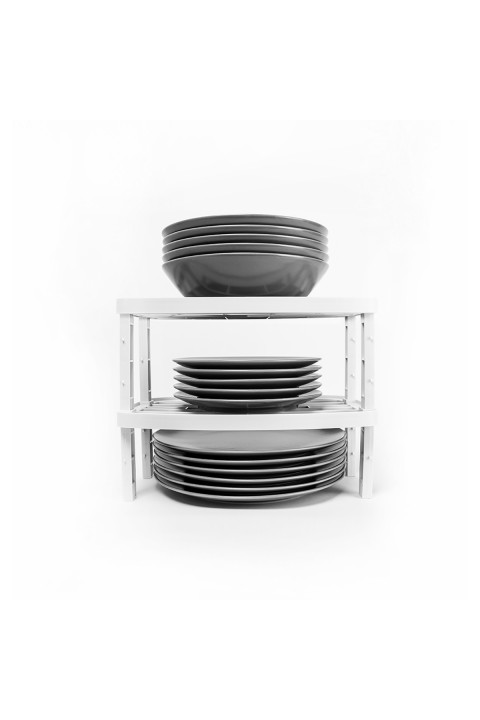 DecoBella Dolap İçi Çok Katlı Raf 50806 - Beyaz