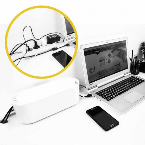 DecoBella Kablo Düzenleyici 50808 - Beyaz